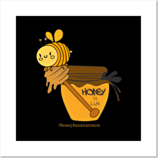 Honey Bee Jar of Real Sweetness - 20 April Posters and Art